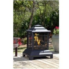 Fire Sense 02679 Rectangle Pagoda Patio Fireplace