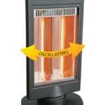 CZHTV9 Comfort Zone® Oscillating Flat Panel Halogen Heater - 4Pack