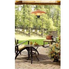 Fire Sense 60660 Hanging Copper Finish Halogen Patio Heater