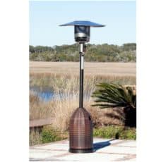 60763 Fire Sense All Weather Wicker Patio Heater